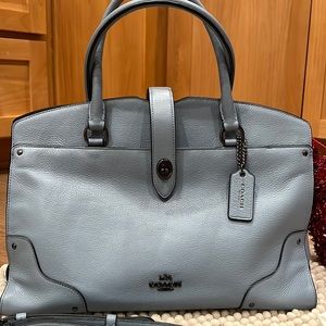 Coach Large Mercer Satchel Measurements: L:14 inches, H: 11 Inches W: 7 inches
